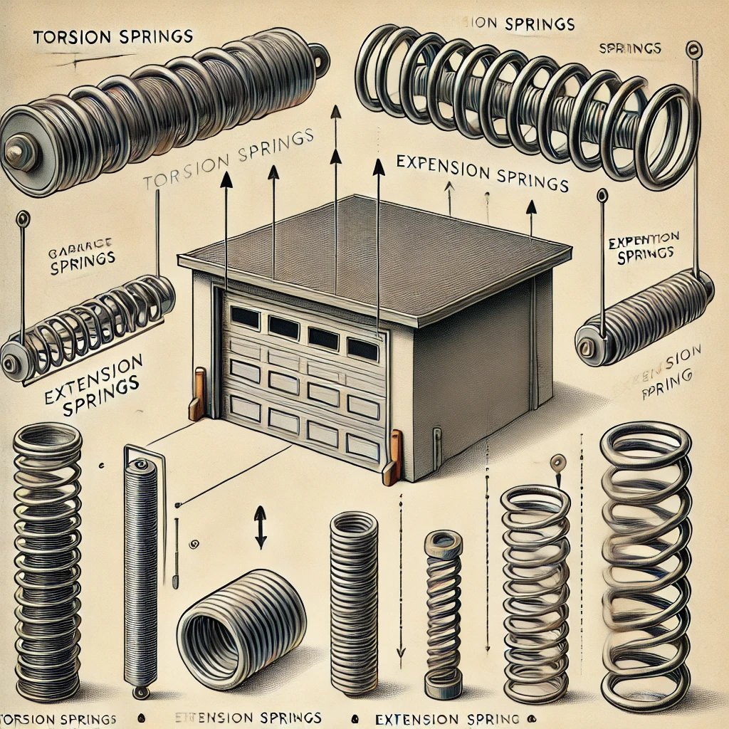 types of garage door springs